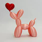 Figura San Valentín - Perro Globo Con Corazón - Miniatura 3