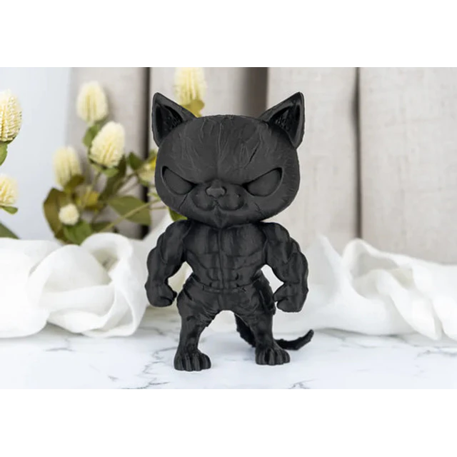 Escultura Gato Hulk