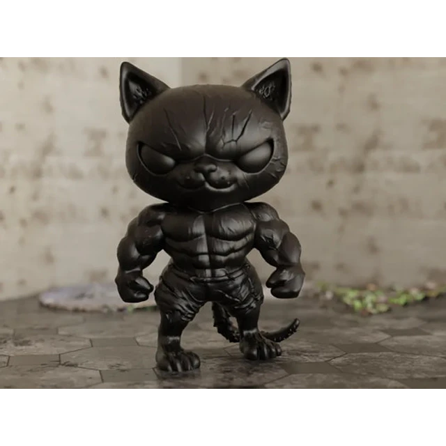 Escultura Gato Hulk