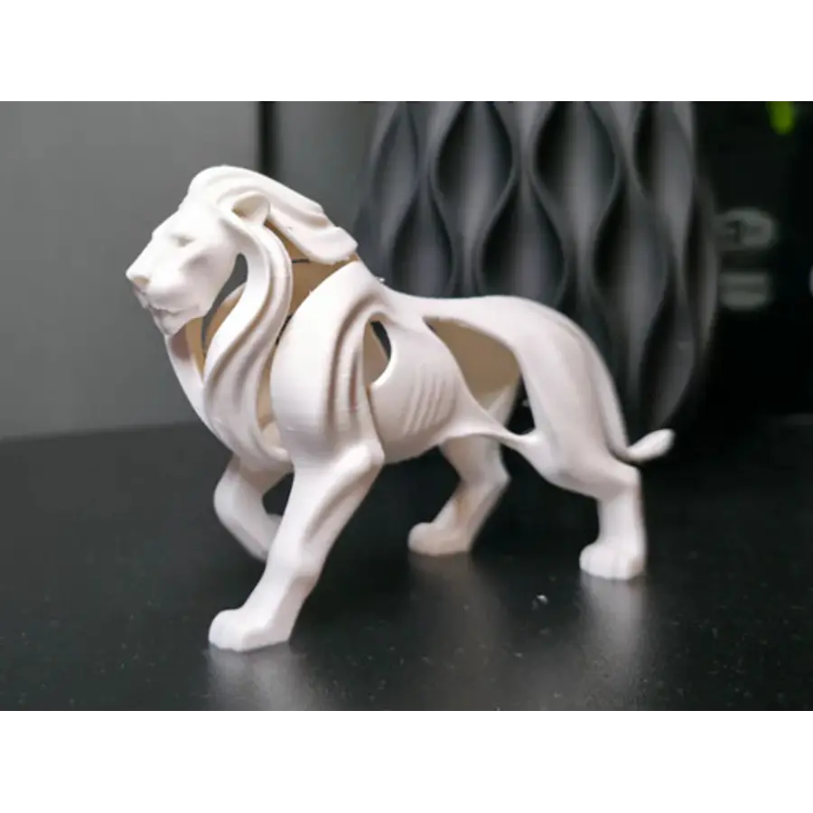 Escultura León Minimalista