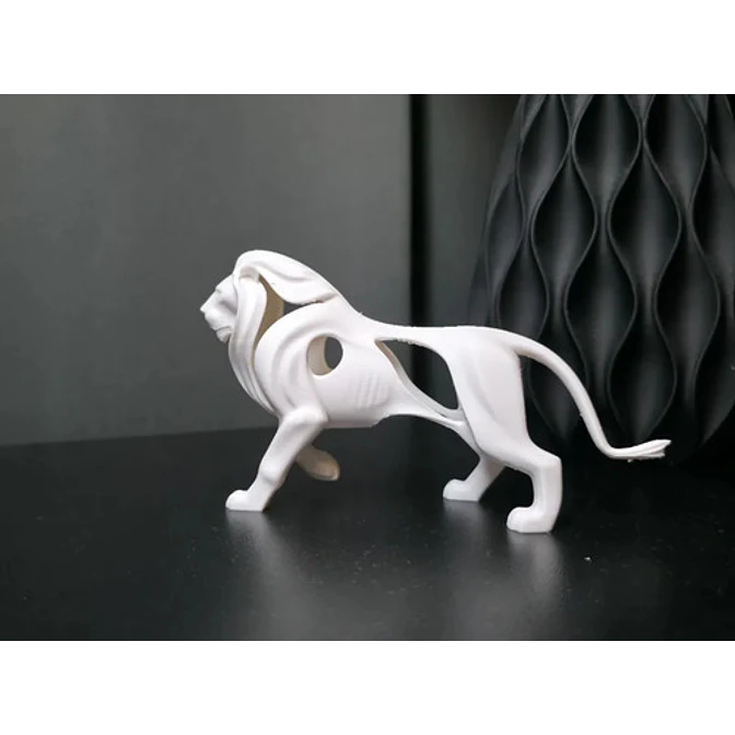 Escultura León Minimalista 2