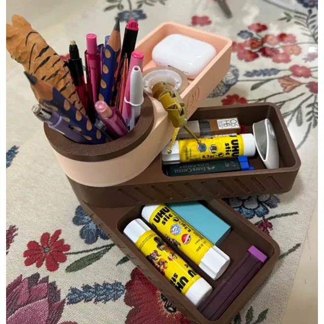 Organizador De Escritorio Con Pisos Giratorio