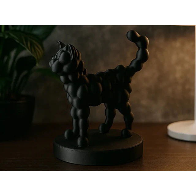 Escultura Gato Esponjoso