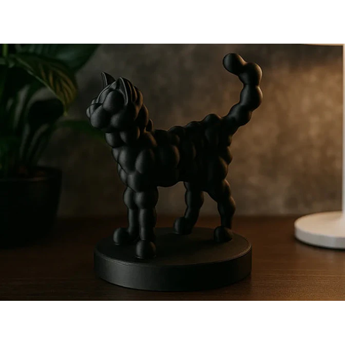 Escultura Gato Esponjoso 2