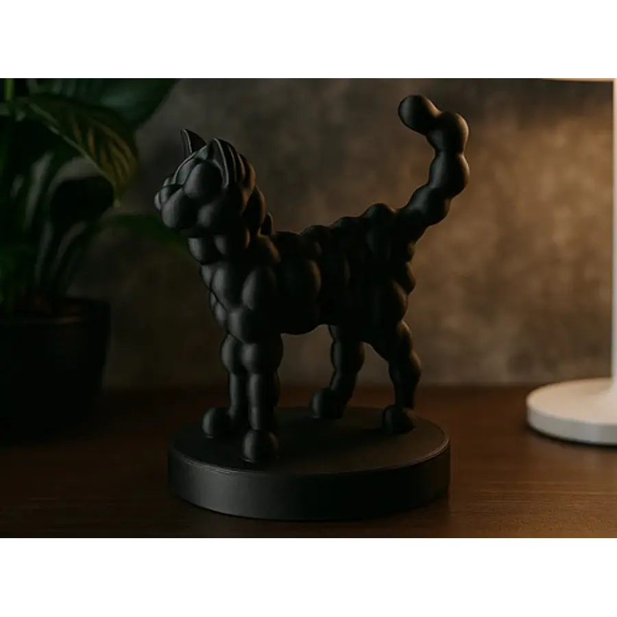 Escultura Gato Esponjoso