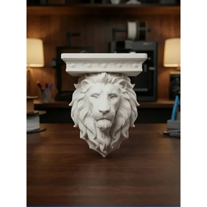Figura Decorativa De León De Pared 1