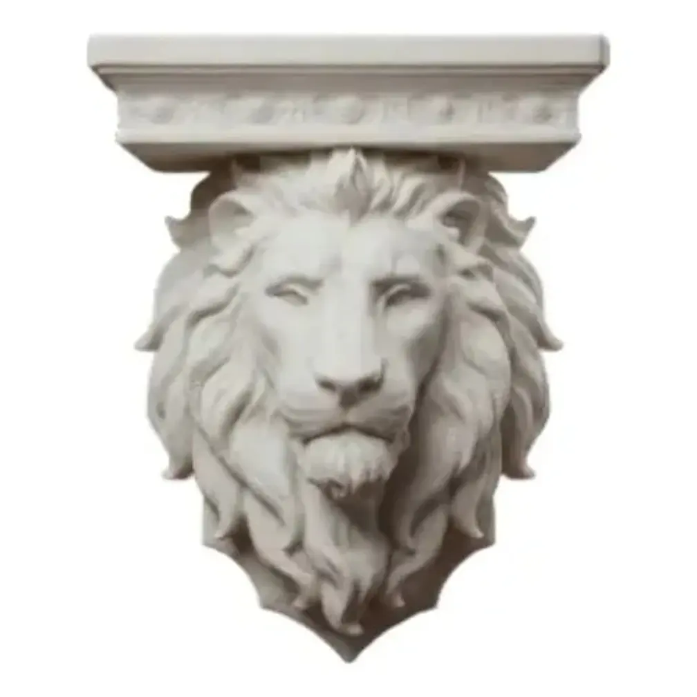 Figura Decorativa De León De Pared 2