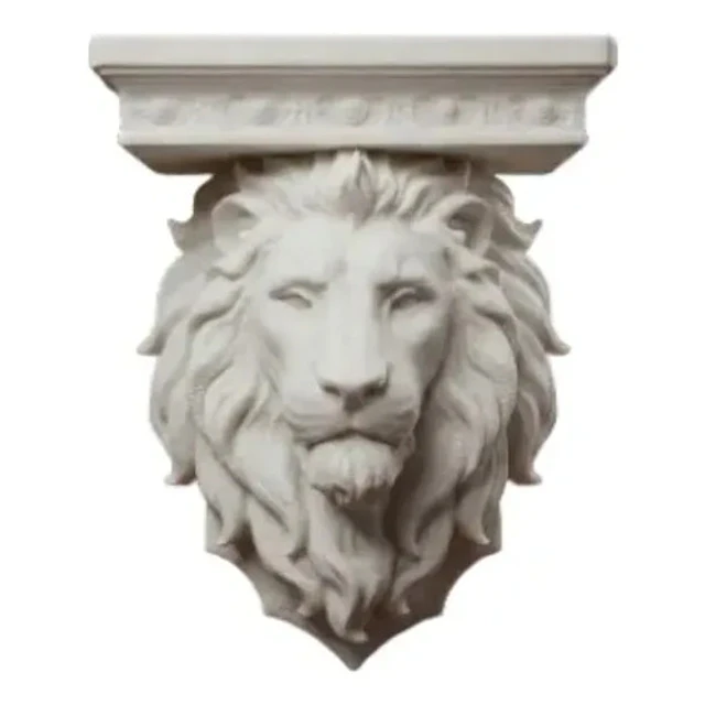 Figura Decorativa De León De Pared