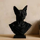 Estatua Esfinge Gato Griego - Miniatura 2