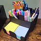 Organizador De Escritorio - Portalápices Y Notas Adhesivas - Miniatura 2