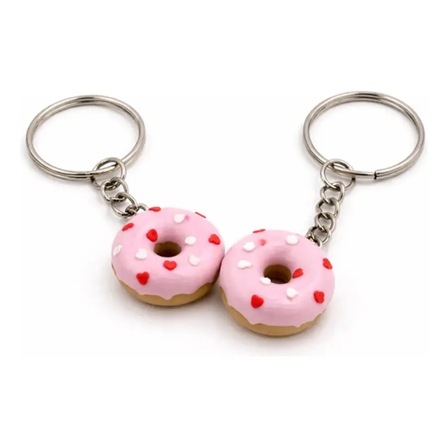 Llaveros Rosquillas Mini De Cupido (pack 2 Un)