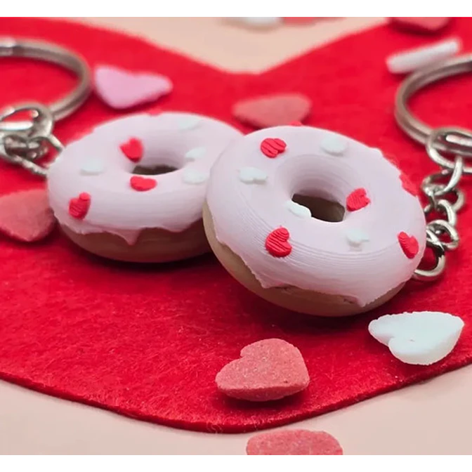 Llaveros Rosquillas Mini De Cupido (pack 2 Un) 4