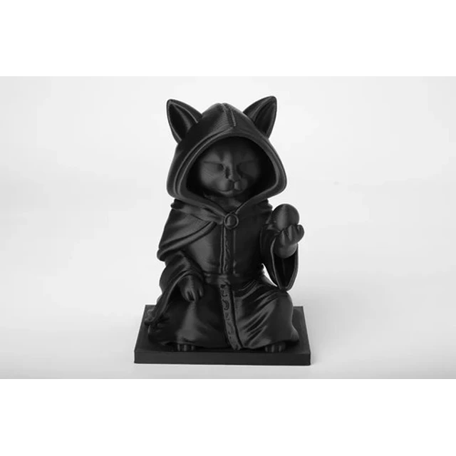 Escultura Gato Negro Mago