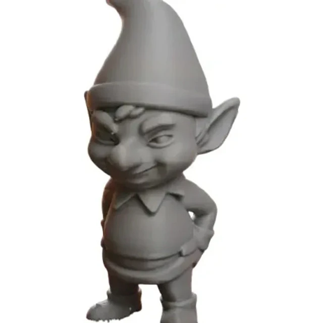 Figura Decorativa De Duende Travieso Invierno