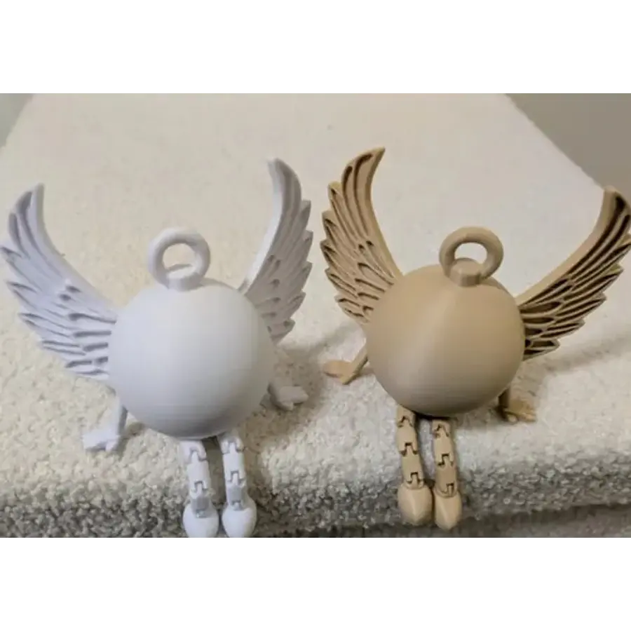 Figura Decorativo Ángel Articulado (sentado) - Pack 2