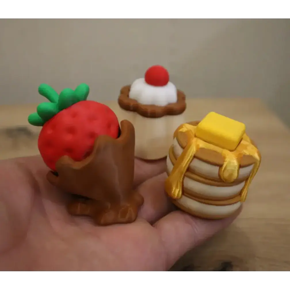 Clickers Figura Pudín - Fresa Con Chocolate - Panqueque 2