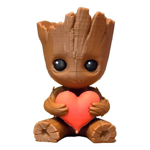 Figura Decorativa Baby Groot - San Valentín