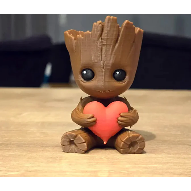 Figura Decorativa Baby Groot - San Valentín 2