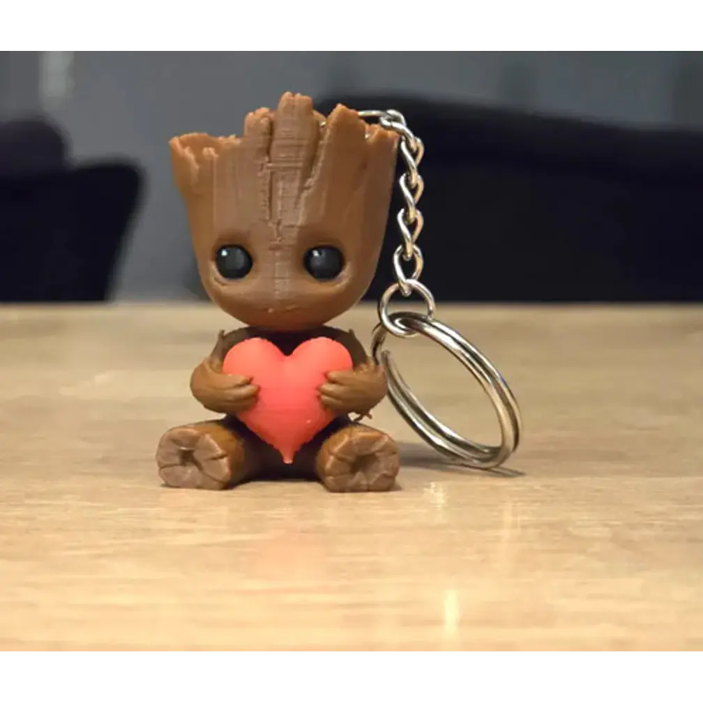 Figura Decorativa Baby Groot - San Valentín 3