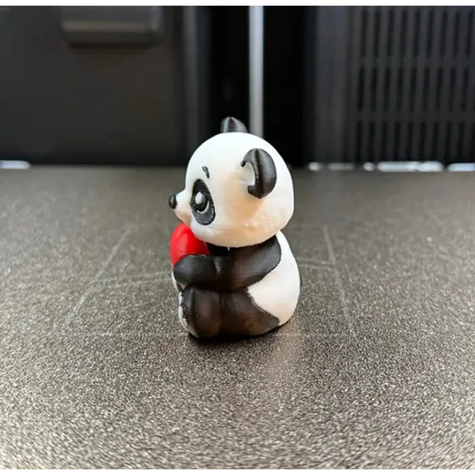 Figura Oso Panda Con Corazón - San Valentín 4