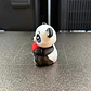 Figura Oso Panda Con Corazón - San Valentín - Miniatura 4
