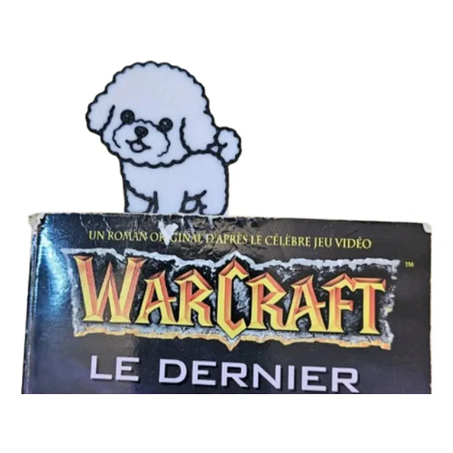 Marcapáginas- Perrito Poodle