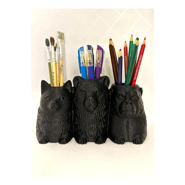 Organizador Y Portalápices Mono Lobo Gato