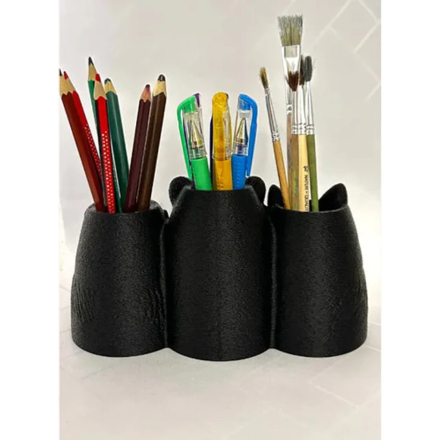 Organizador Y Portalápices Mono Lobo Gato