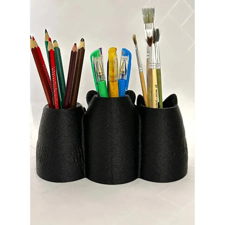 Organizador Y Portalápices Mono Lobo Gato