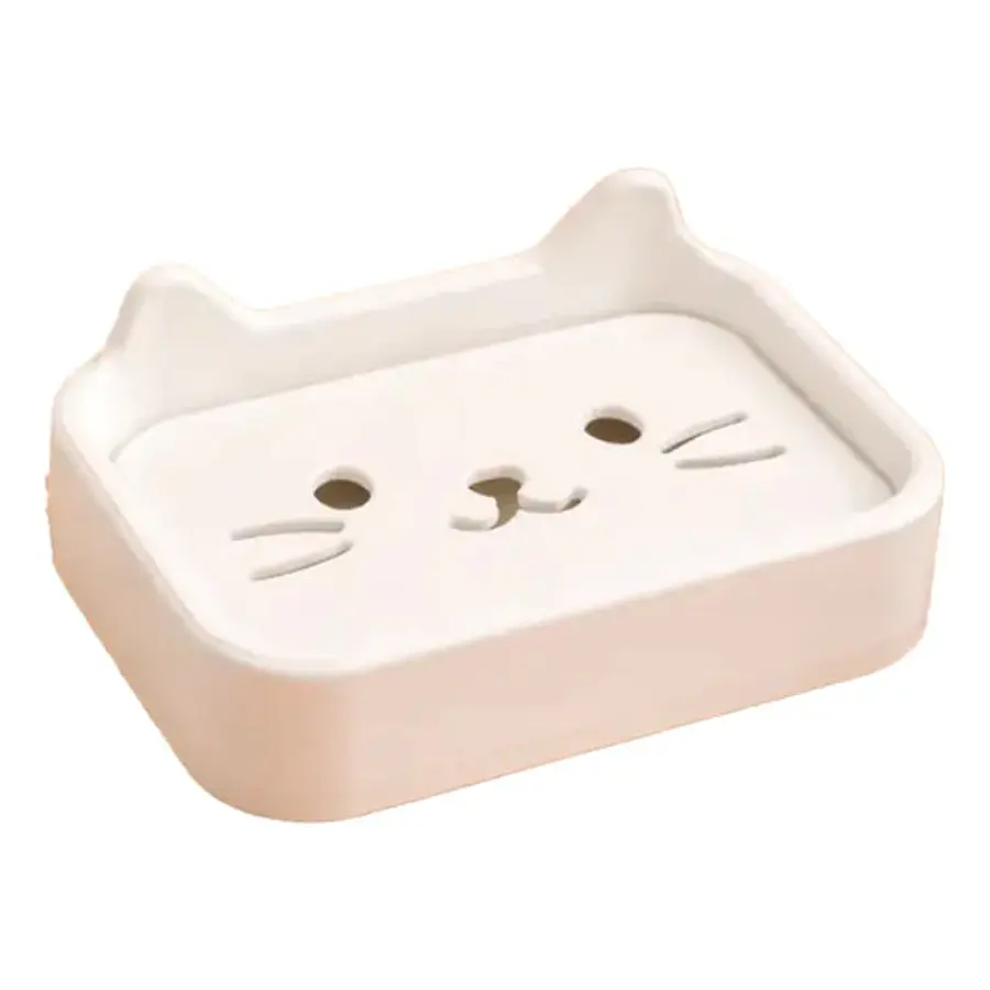 Jabonera De Gatito Para Baño