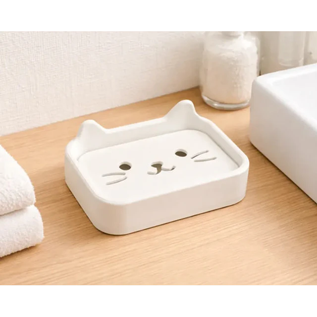 Jabonera De Gatito Para Baño