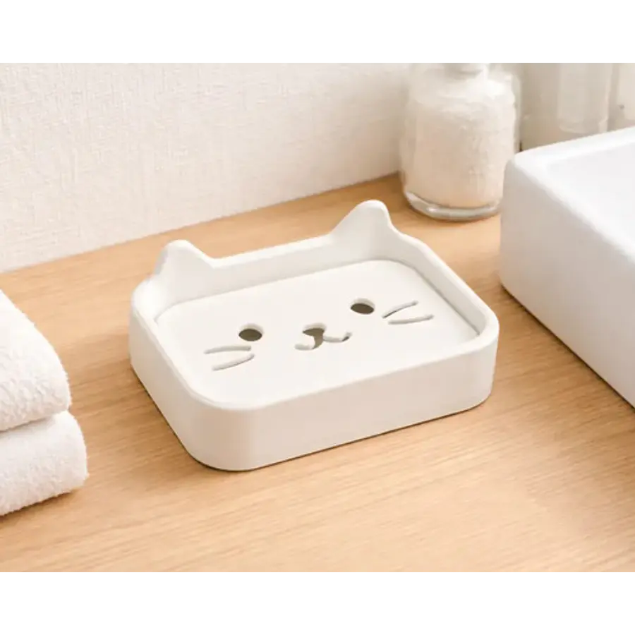 Jabonera De Gatito Para Baño