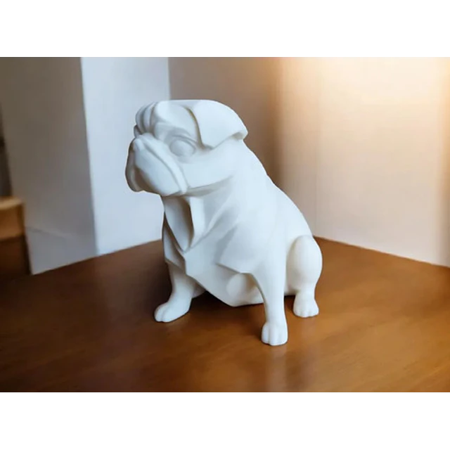 Escultura- Pug Geométrico Rechonchito