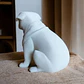 Escultura- Pug Geométrico Rechonchito - Miniatura 3
