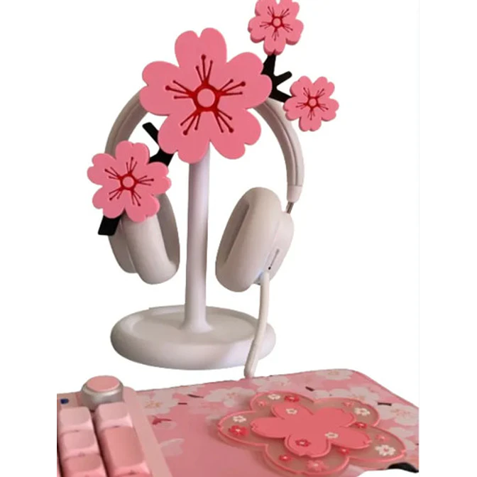 Soporte De Auriculares- Sakura Flor De Cerezo 1