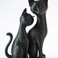 Escultura Decorativa - Gatos - Miniatura 2