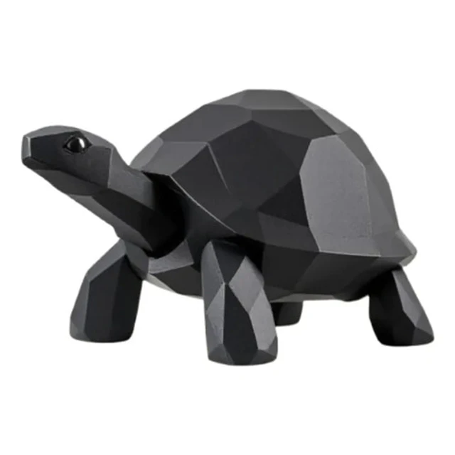 Escultura De Tortuga Geométrica