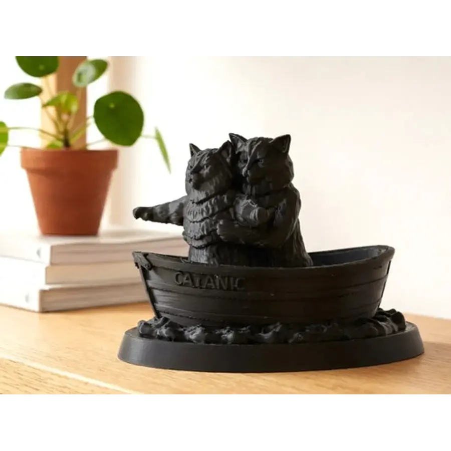 Escultura- Gatos Escena De Titanic