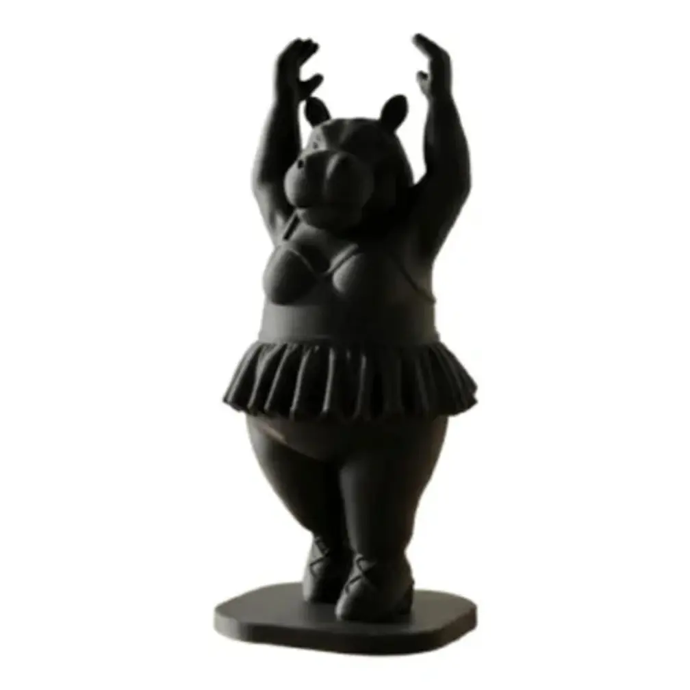 Escultura- Hipopótamo Bailarín 1