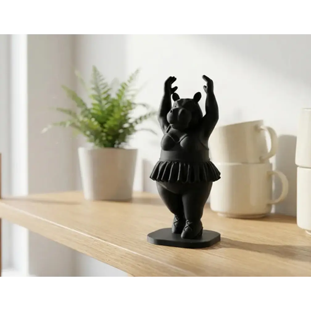 Escultura- Hipopótamo Bailarín 3