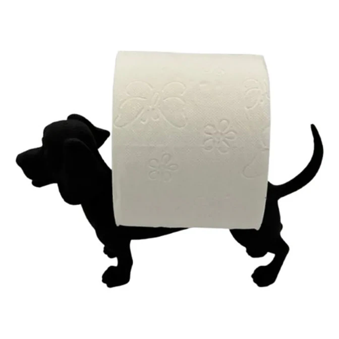 Soporte Papel Higiénico De Perro Salchicha 1