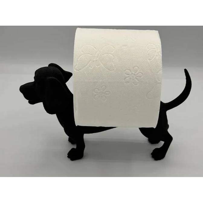 Soporte Papel Higiénico De Perro Salchicha 3
