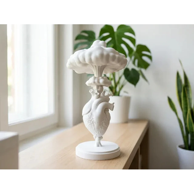 Escultura- Corazón Explosión De Amor