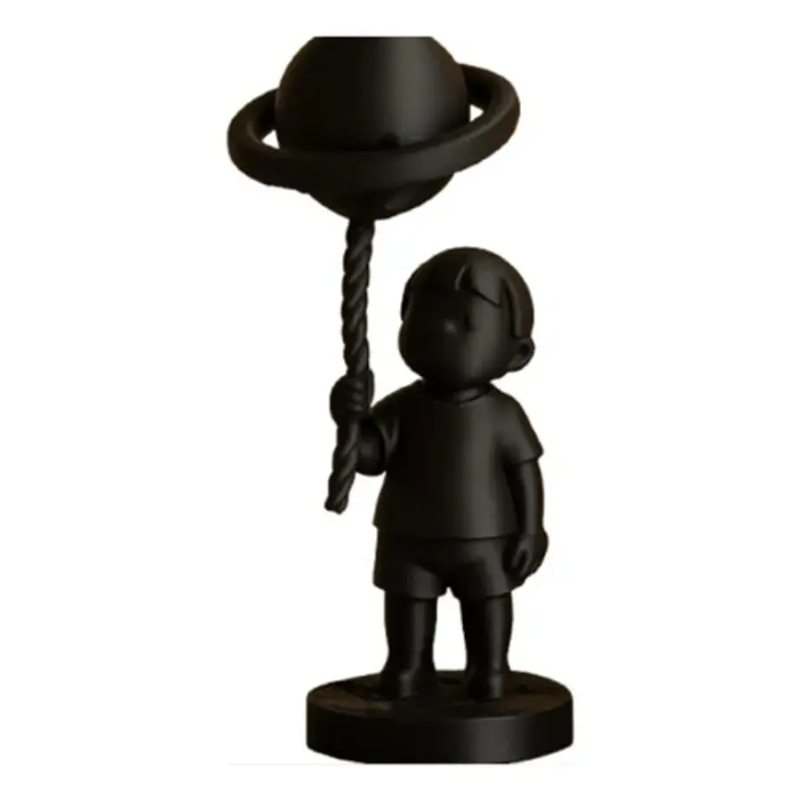 Escultura- Niño Globo De Planeta