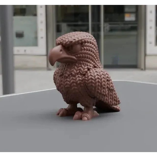Figura Águila Estilo Tejida