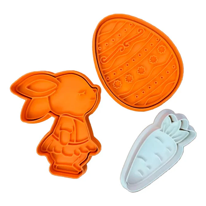 Cortadores De Galletas De Pascua (pack 3 Un) 1