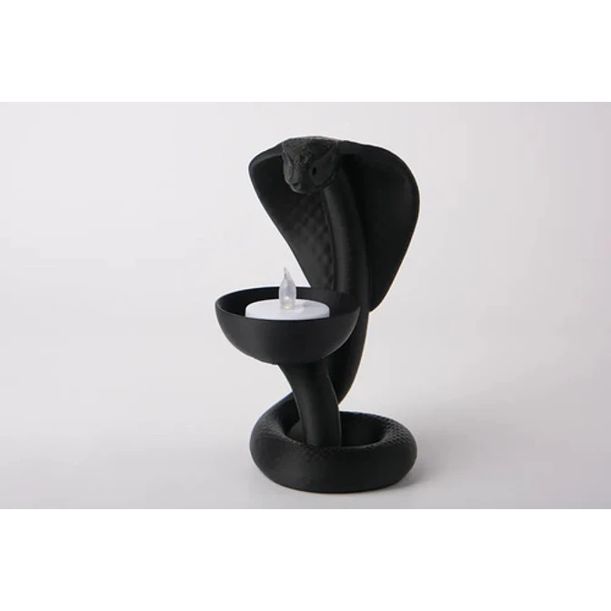 Portavelas Led- Cobra Negra 3
