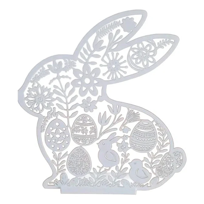 Decoración Silueta Conejito De Pascua 1