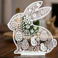 Decoración Silueta Conejito De Pascua - Miniatura 3