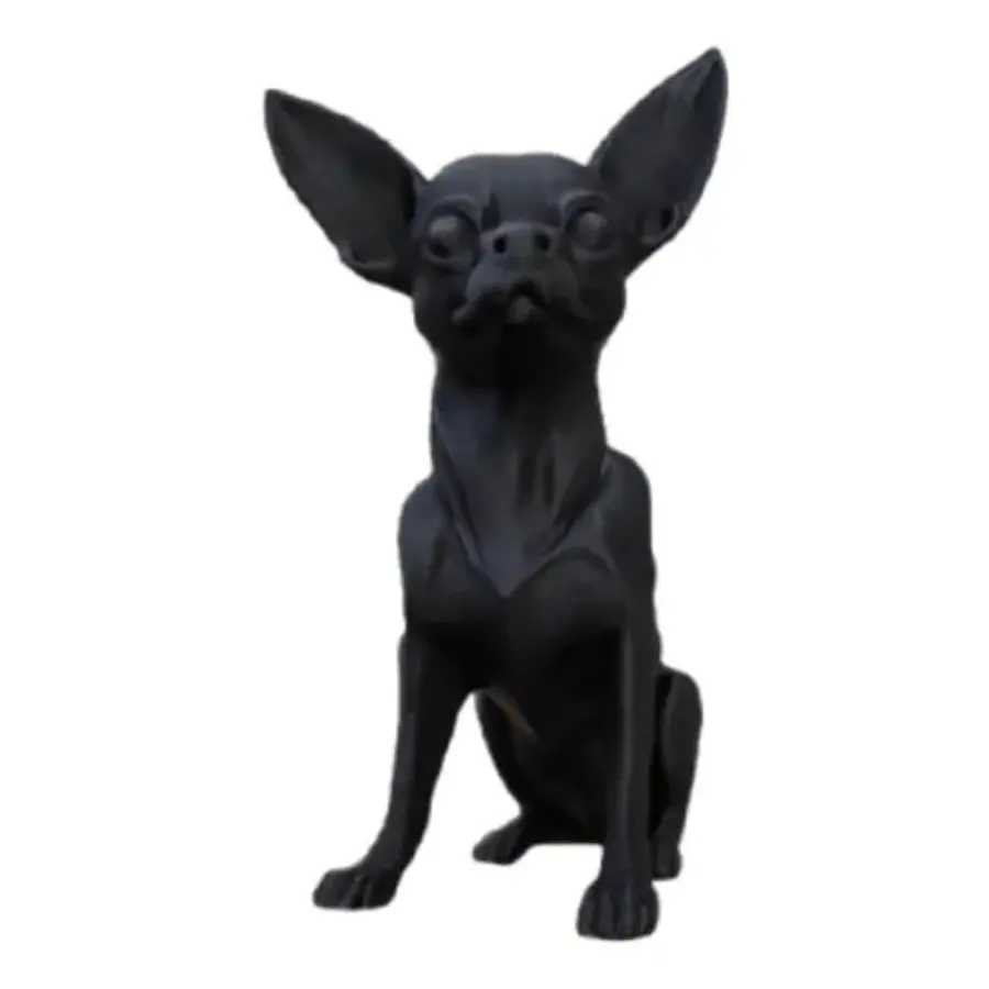 Escultura De Chihuahua Minimalista